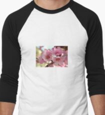 Peach Blossoms Men's Baseball ¾ T-Shirt