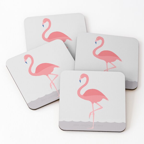 Item preview, PINK FLAMINGO WADING designed and sold by Jean Gregory Evans.