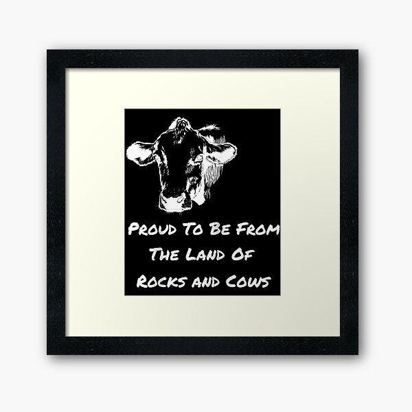 Item preview, Proud To Be From Land Of Rocks Cows Rural Minnesota Farming Raglan designed and sold by JonesErin.