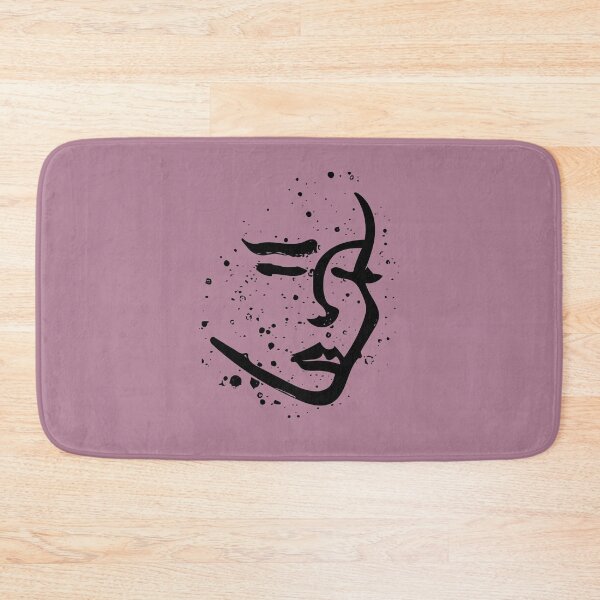 Item preview, Watercolor Female Face on Mauve designed and sold by emmestanec.