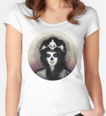Camiseta entallada de cuello redondo Santa Muerte