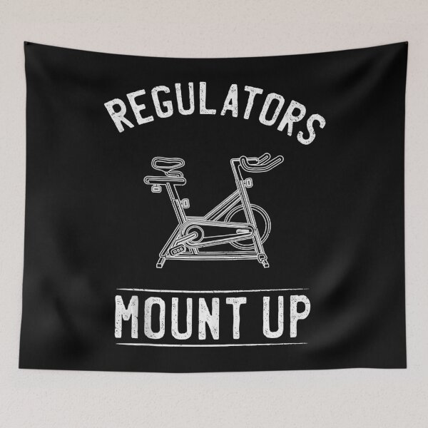 Item preview, Regulators Mount Up Spin Class Funny Spinning Cycling Gym designed and sold by RussellRoss.