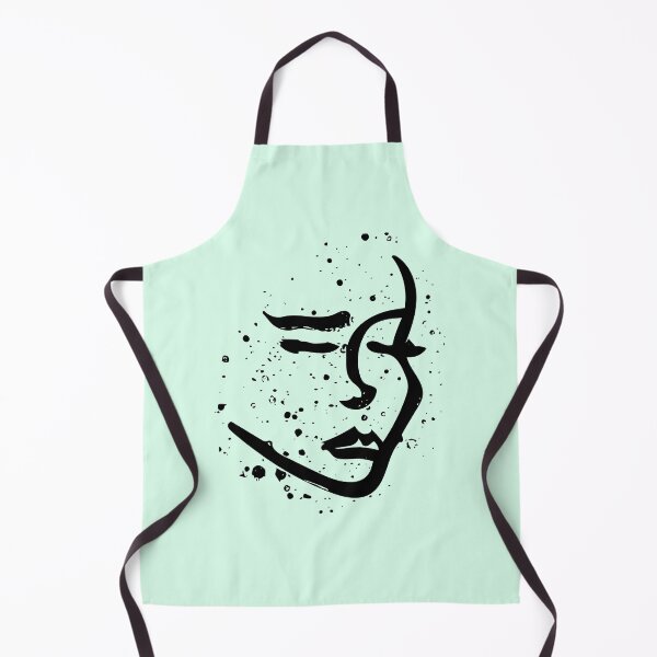 Item preview, Watercolor Female Face on Mint designed and sold by emmestanec.