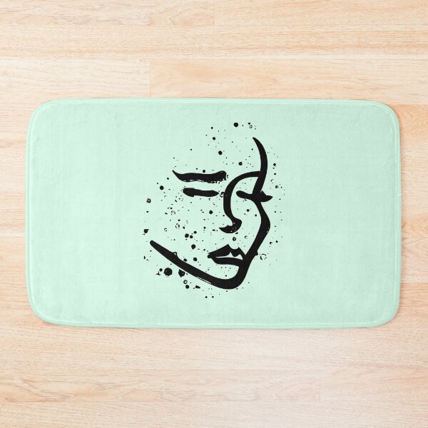 Item preview, Watercolor Female Face on Mint designed and sold by emmestanec.