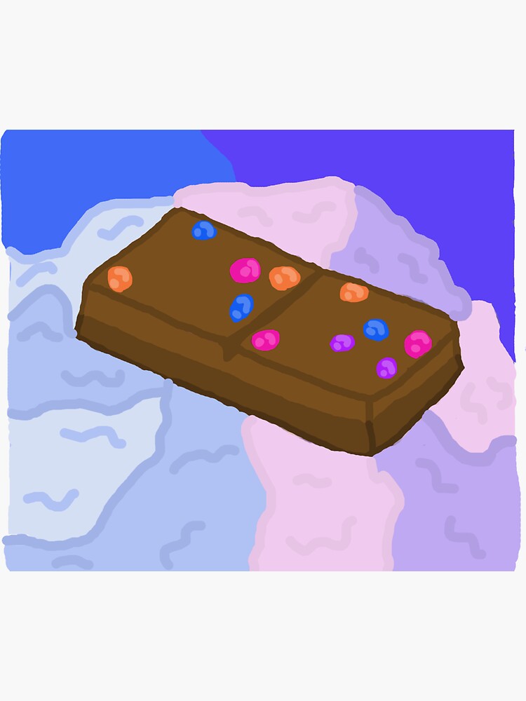 "cosmic brownie art" Sticker for Sale by blondiedesigns Redbubble