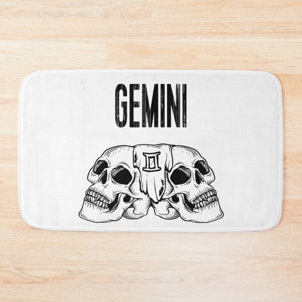 Item preview, Gemini Dark Zodiac Skull Horoscope designed and sold by darknessjeff86.