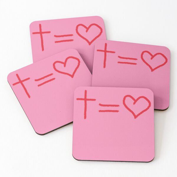Item preview, Jesus Equals Love Red Graffiti Symbols designed and sold by 4Craig.