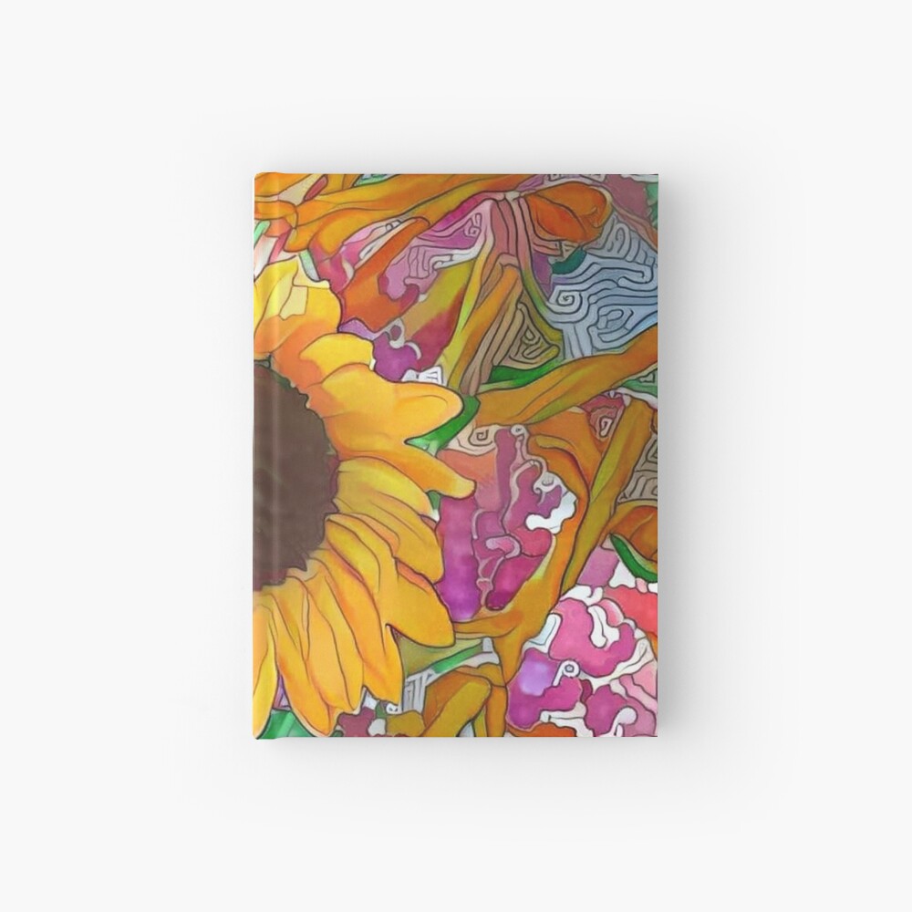 The Sunflower-Sunflower-Sunflower Fields-Sunflower Seeds Hardcover Journal