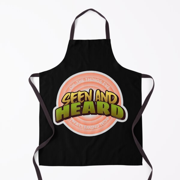 Item preview, Seen and Heard, Vintage, Retro, Funny Housekeeping Humor designed and sold by HolmesMillie1.