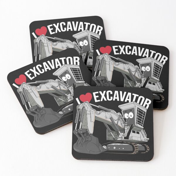 Item preview, I love Excavator Forever designed and sold by damnoverload.