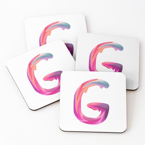 Item preview, Letter G Pink Dripping Paint  designed and sold by Krafty  Arts Studio.