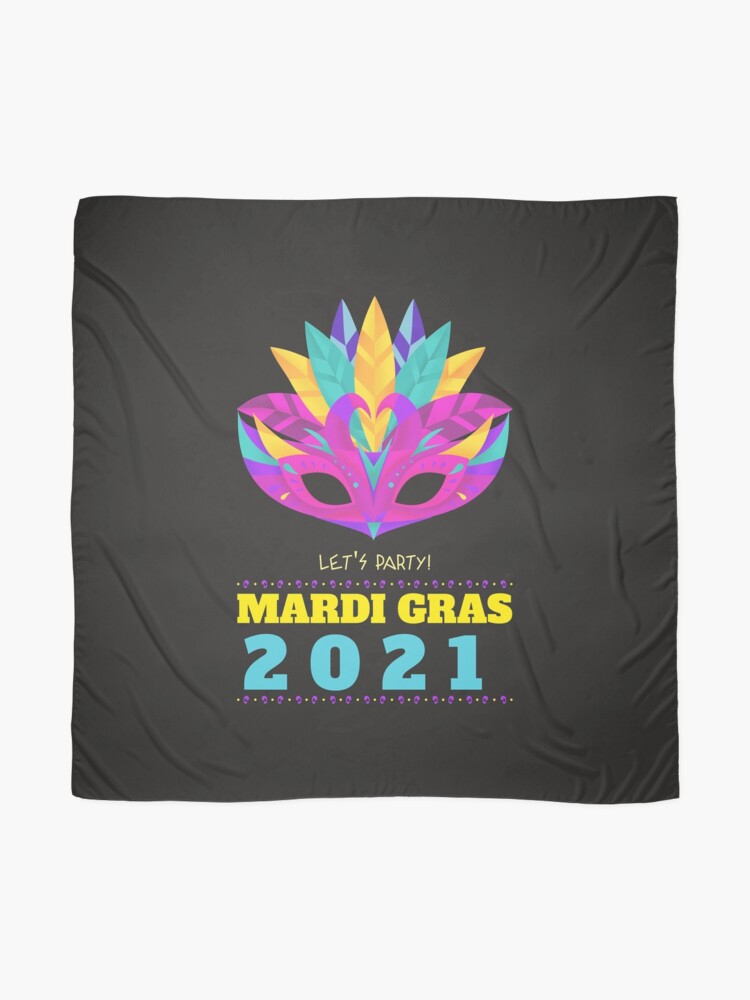 mardi gras scarf