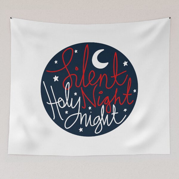 Item preview, Silent Night Holy Night designed and sold by Mywaymylife.