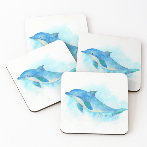 Item preview, Playful Blue Dolphin designed and sold by karen  curinga.