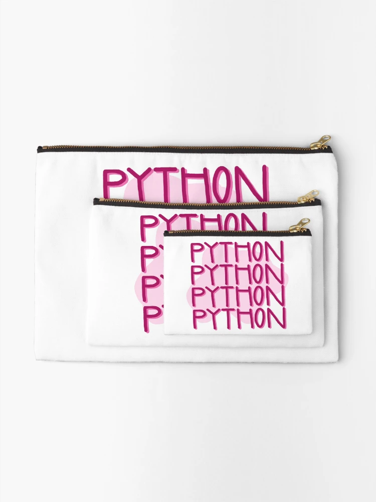 Thumbnail 2 of 4, Zipper Pouch, Python, Python, Python designed and sold by ienjoydogs.