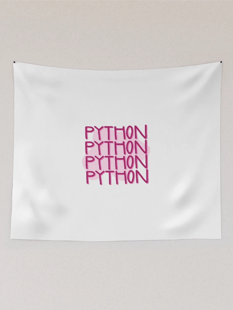 Thumbnail 2 von 3, Wandbehang, Python, Python, Python designt und verkauft von ienjoydogs.