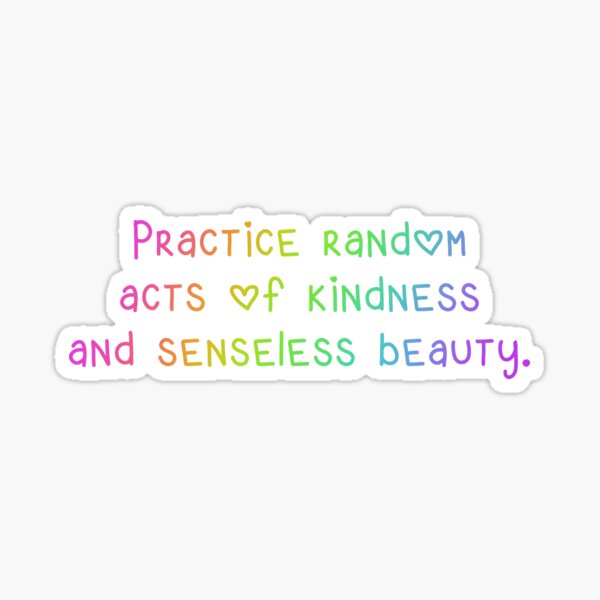 Practice Kindness Sticker
