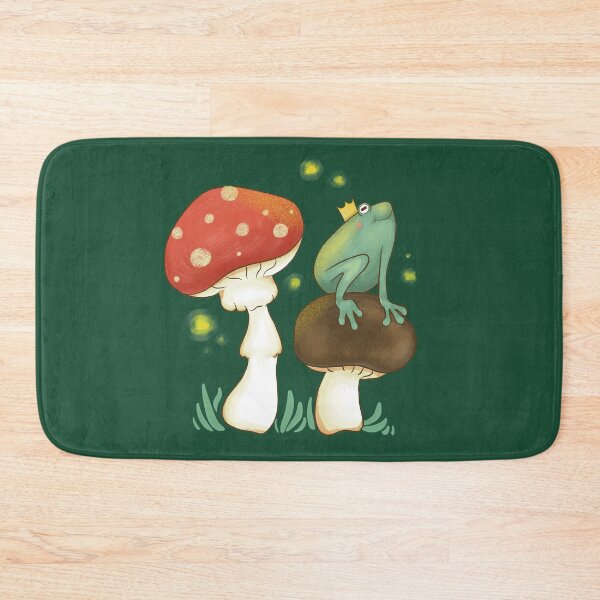Item preview, Firefly Frog Prince Of The Mushrooms  designed and sold by OhMyStarling.