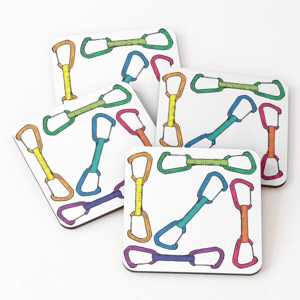 Item preview, Rainbow Climbing Quickdraws designed and sold by artbyadeline.