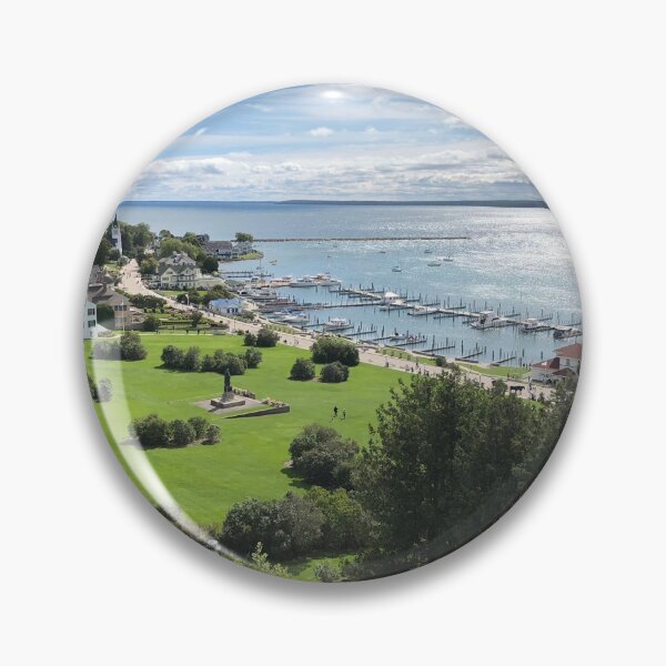 Item preview, Mackinac Island Harbor designed and sold by spicygarb.