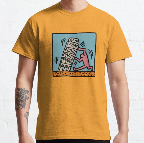 Keith Haring - Pisa Tower / 1988 / Talking Heads / Abstract / Pop Art Classic T-Shirt