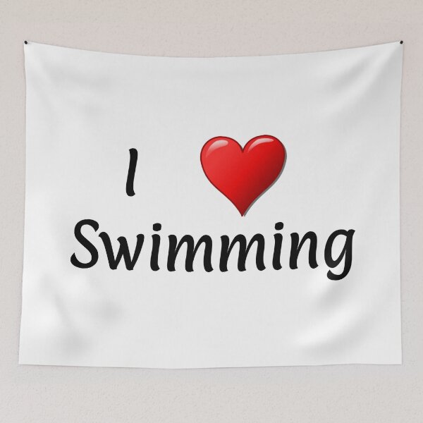 Item preview, I love swimming  designed and sold by Water Sports and Safety.