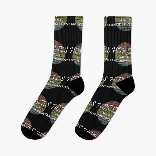 Item preview, Horses are my antidepressant designed and sold by Catsloversdotme.