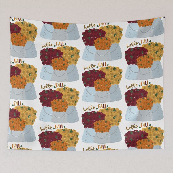 Item preview, Fall Mums in Watering Cans designed and sold by ByJenniLee.