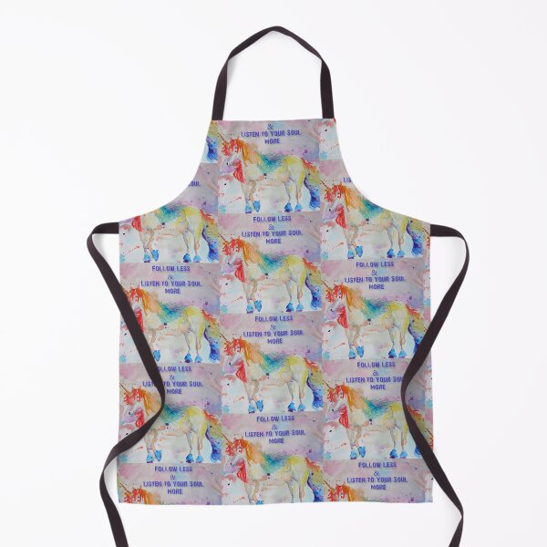 Item preview, Unicorn Watercolor Painting - Listen to Your Soul designed and sold by Sarah Rajkotwala.