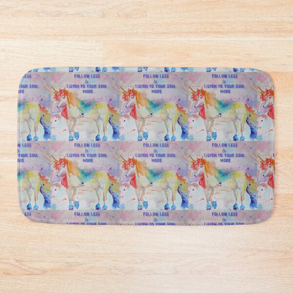 Item preview, Unicorn Watercolor Painting - Listen to Your Soul designed and sold by Sarah  Rajkotwala.