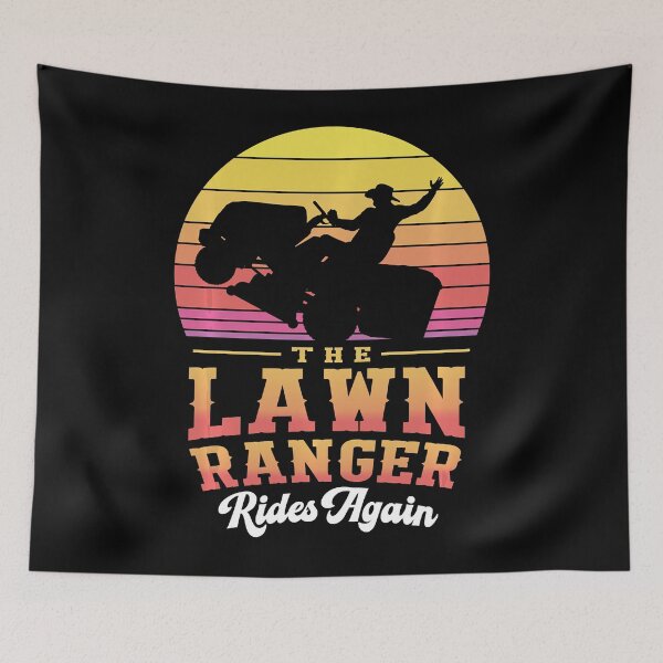 Item preview, The Lawn Ranger Rides Again designed and sold by PatelLayla.