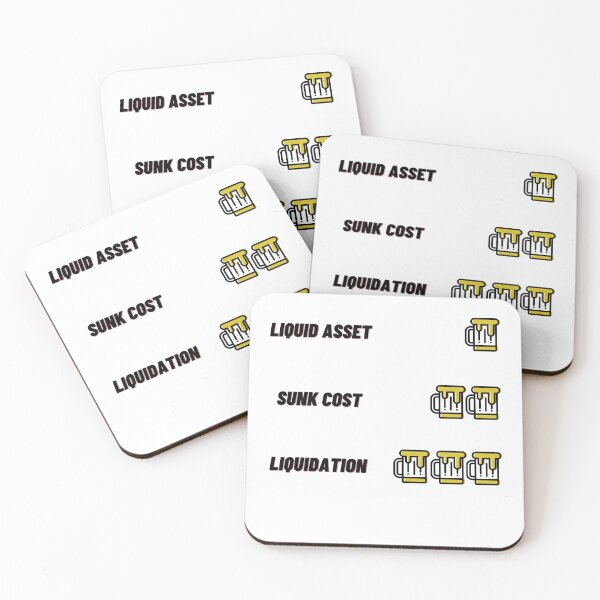 Item preview, Accounting: Funny accounting - drinking, beer, liquidation, sunk cost designed and sold by AppreciateThat.