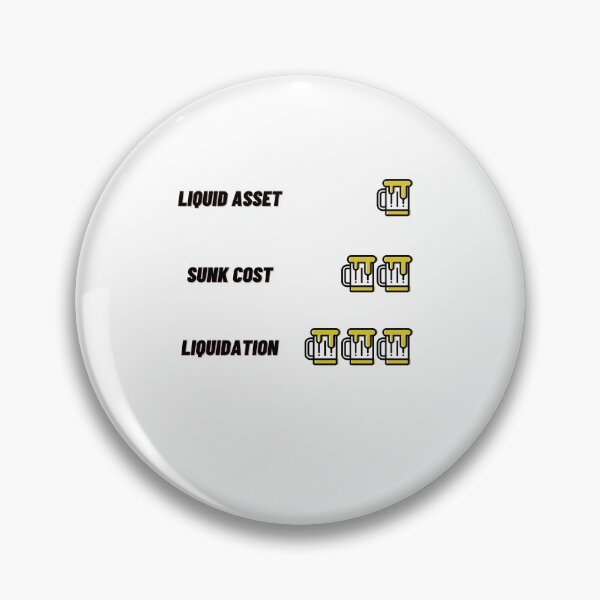Item preview, Accounting: Funny accounting - drinking, beer, liquidation, sunk cost designed and sold by AppreciateThat.