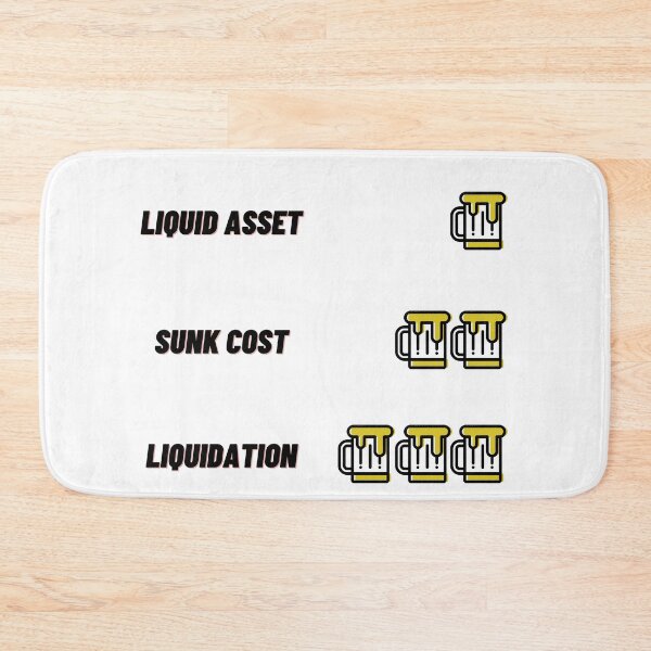 Item preview, Accounting: Funny accounting - drinking, beer, liquidation, sunk cost designed and sold by AppreciateThat.