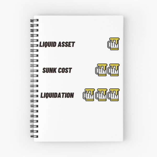 Item preview, Accounting: Funny accounting - drinking, beer, liquidation, sunk cost designed and sold by AppreciateThat.