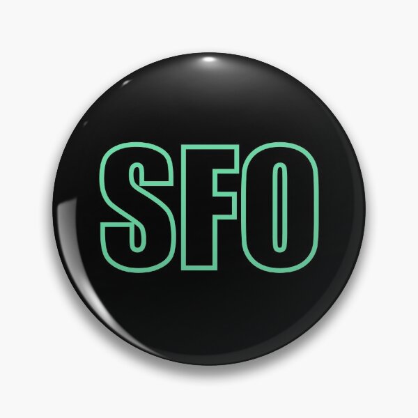 Item preview, SFO San Francisco CA California Airport Code  designed and sold by Lartheviking.