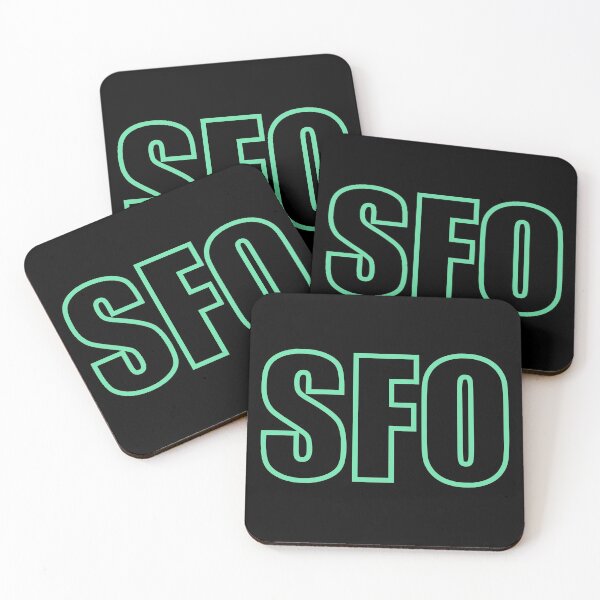 Item preview, SFO San Francisco CA California Airport Code  designed and sold by Lartheviking.