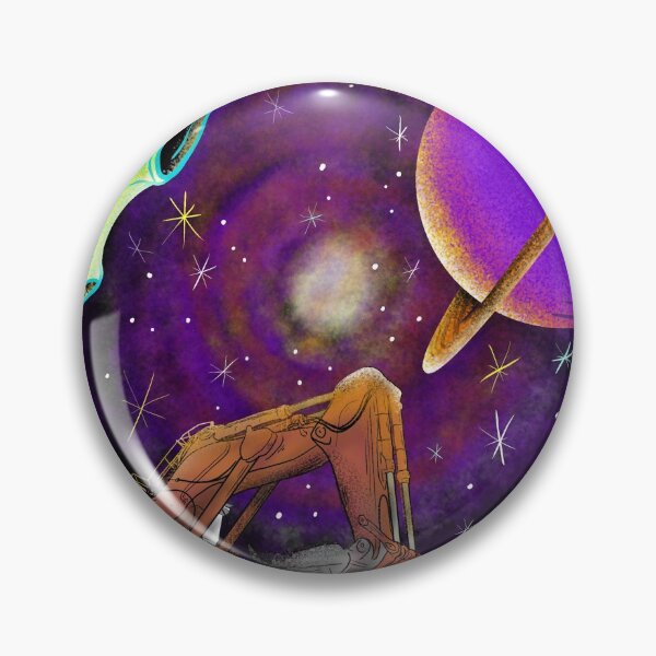 Item preview, Excavator on the galaxy designed and sold by damnoverload.