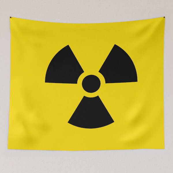 Item preview, The illustration represents the symbol of radiation, product sign and radioactive debris. Ideal for catalogs of institutional materials designed and sold by LucianoCosmo.