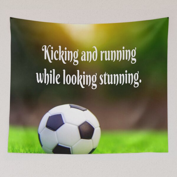 Item preview, Soccer Motivational Inspirational Green Field designed and sold by mwagie.