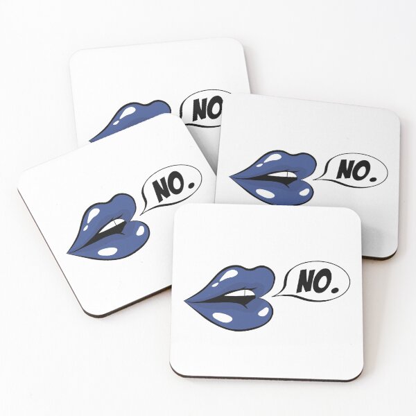 Item preview, "NO" Blue designed and sold by Karissa Tolliver.