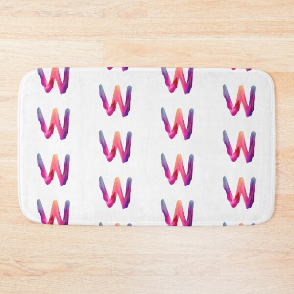 Item preview, Letter W Pink Dripping Paint  designed and sold by Krafty  Arts Studio.