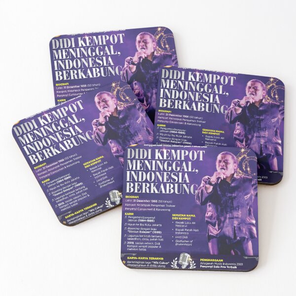 Item preview, Didi Kempot Profile Indonesia designed and sold by LolaWheeler.