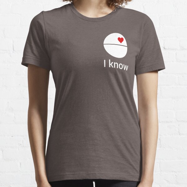 I know (death star) white Essential T-Shirt