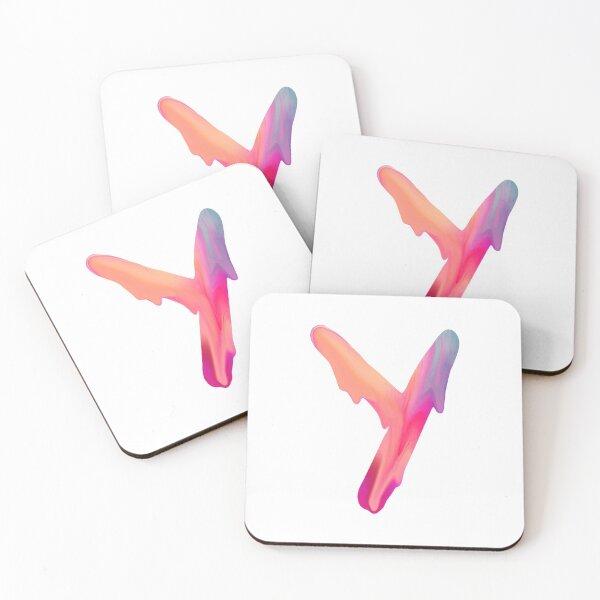 Item preview, Letter Y Pink Dripping Paint  designed and sold by Krafty  Arts Studio.