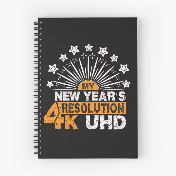 Item preview, New Years Resolution 4k designed and sold by spicygarb.