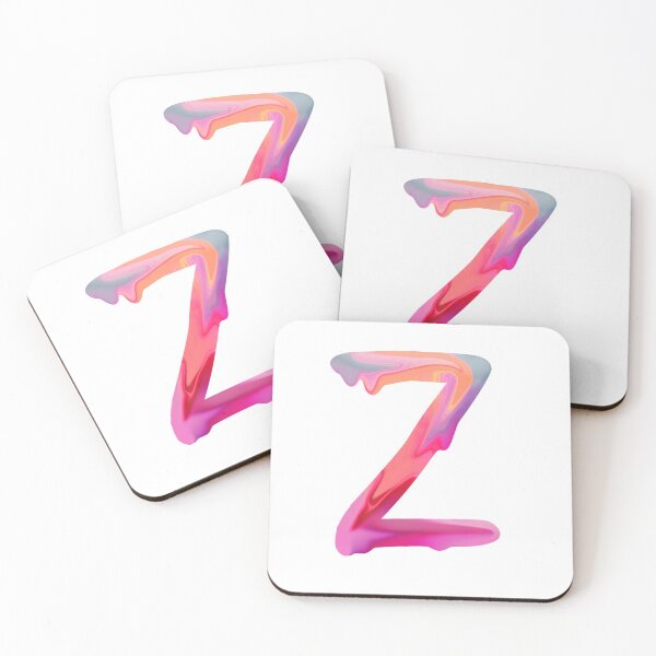 Item preview, Letter Z Pink Dripping Paint  designed and sold by Krafty  Arts Studio.