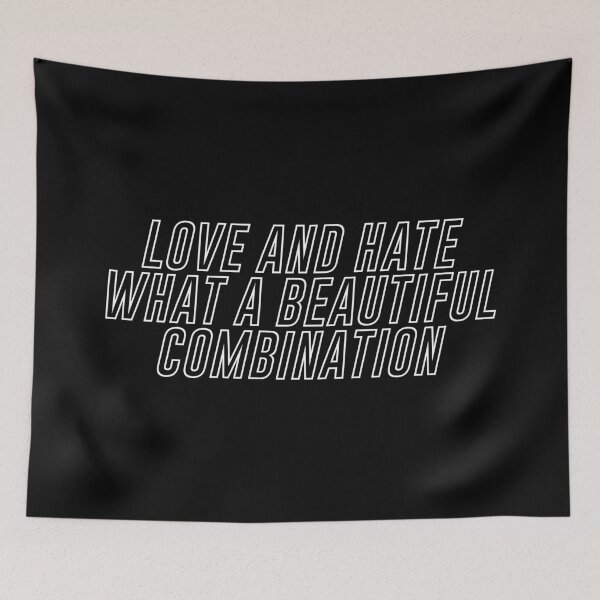 Item preview, Love and hate (white) designed and sold by didijuca.