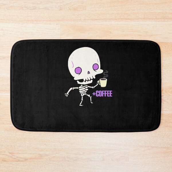 Item preview, Skeleton drinking coffee designed and sold by Mya4You.