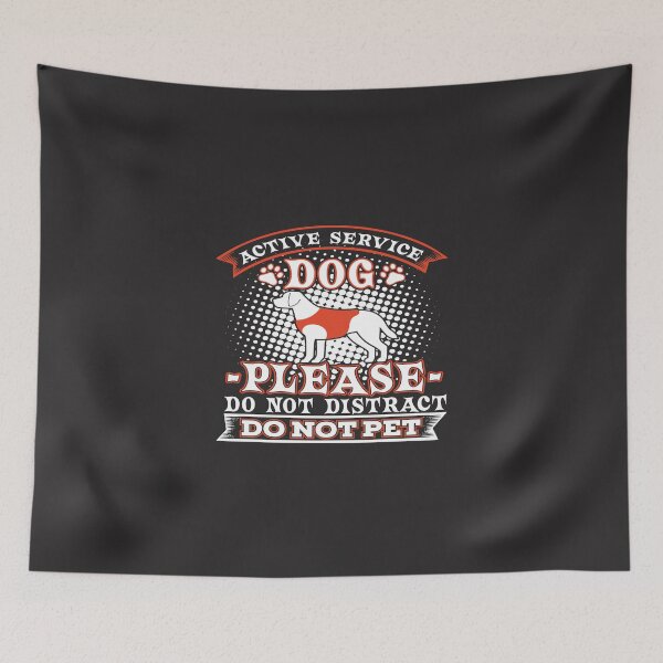 Item preview, Please don't pet the service dog designed and sold by spicygarb.